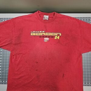 Vintage Jeff Gordon Tshirt XXL Chase Nascar Racing 90s Distressed Grunge Y2K